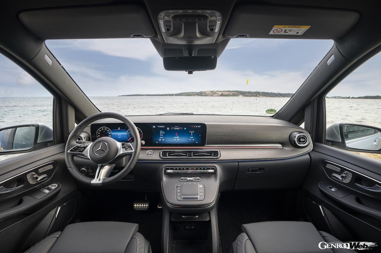 「メルセデス・ベンツ Vクラス」改良新型のインテリア。
