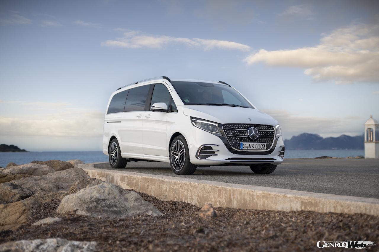 「メルセデス・ベンツ Vクラス」改良新型のエクステリア。
