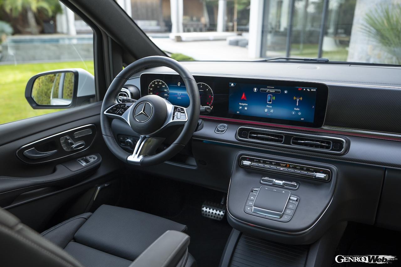 「メルセデス・ベンツ Vクラス」改良新型のインテリア。