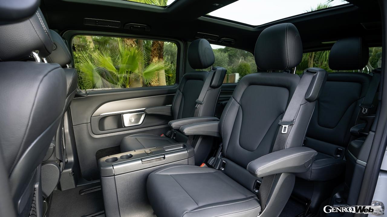 「メルセデス・ベンツ Vクラス」改良新型のインテリア。