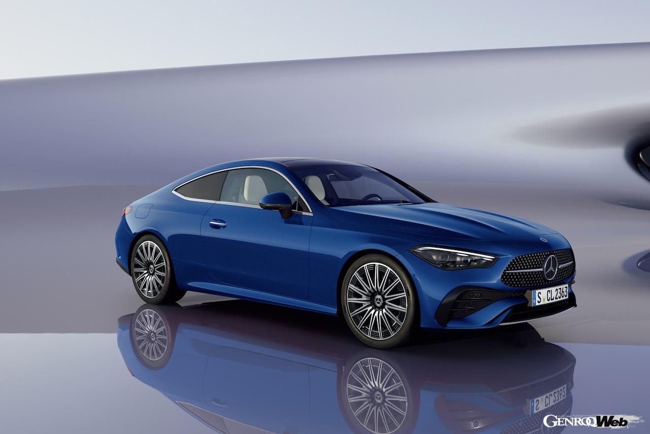 日本に導入される「メルセデス・ベンツ CLE 200 クーペ」のエクステリア。