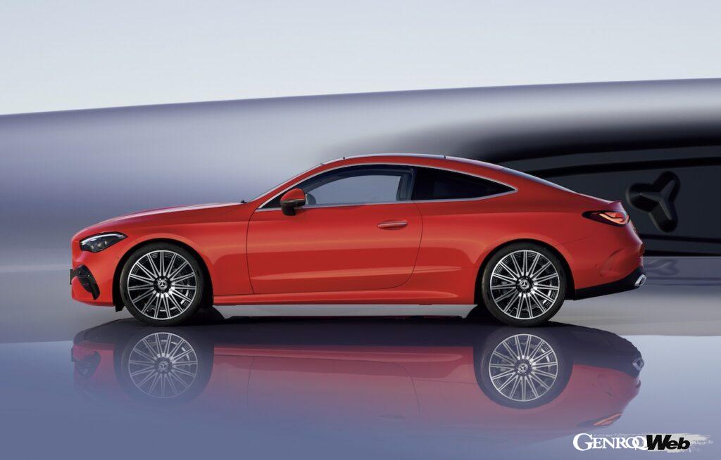 日本に導入される「メルセデス・ベンツ CLE 200 クーペ」のエクステリア。