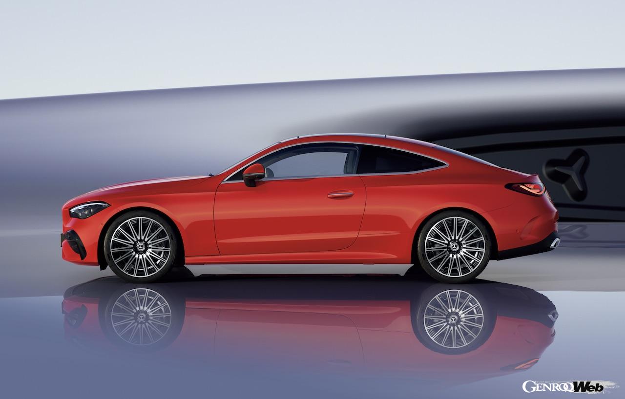 日本に導入される「メルセデス・ベンツ CLE 200 クーペ」のエクステリア。