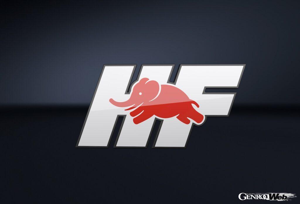 現在、イプシロンのイタリアツアーを実施しているランチア。2025年にはスポーツ仕様の「HF」が投入される予定だ。写真は新たにリデザインされた「HF」のロゴマーク。