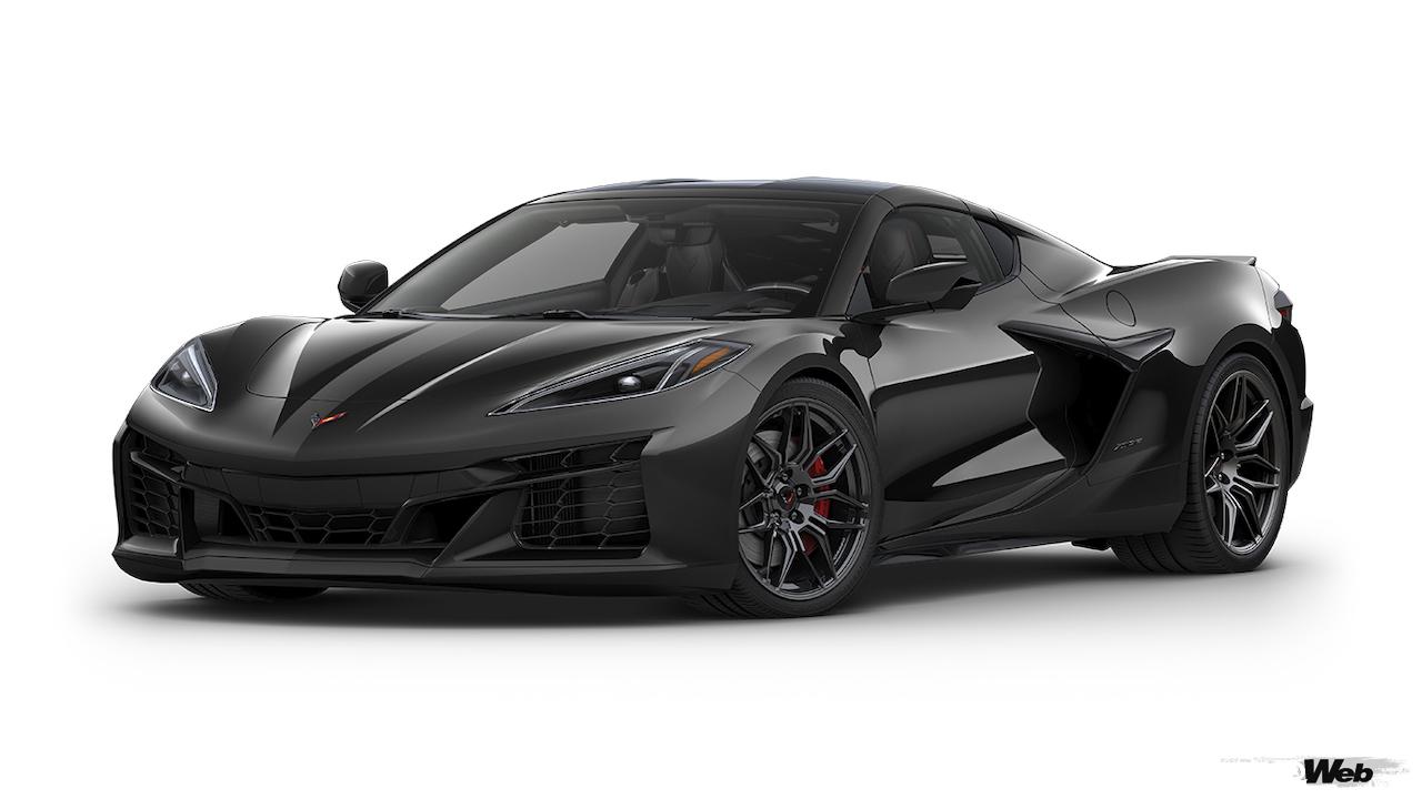 「シボレー コルベット Z06」、ボディカラー「ブラック」。