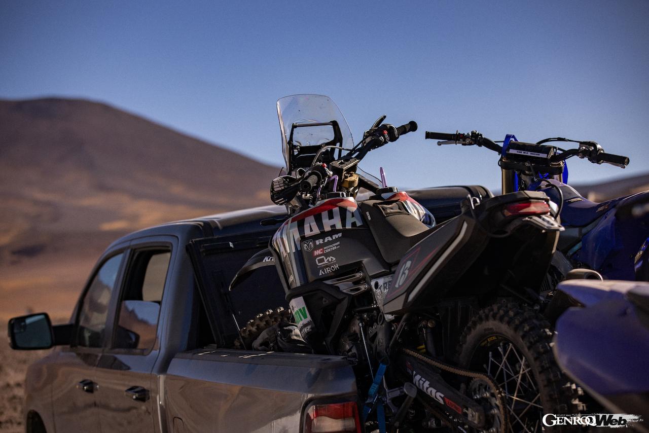 ポル・タレスの「オホス・デル・サラード」挑戦をサポートした、ラム 1500 ビッグホーン。