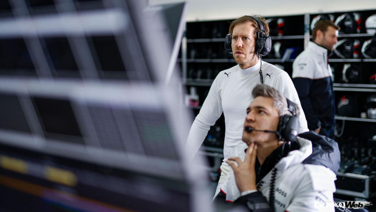 ロングランテストにおいて、2回のダブルスティントを担当したセバスチャン・ベッテル。