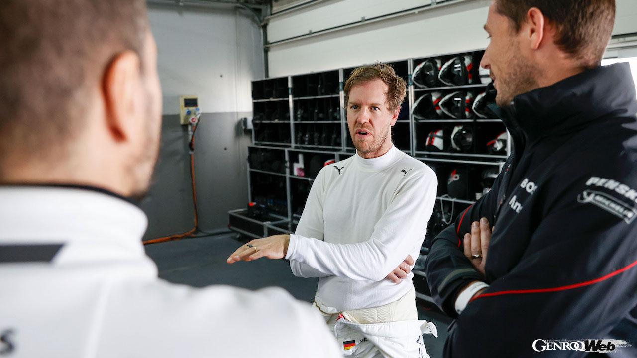 ロングランテストにおいて、2回のダブルスティントを担当したセバスチャン・ベッテル。