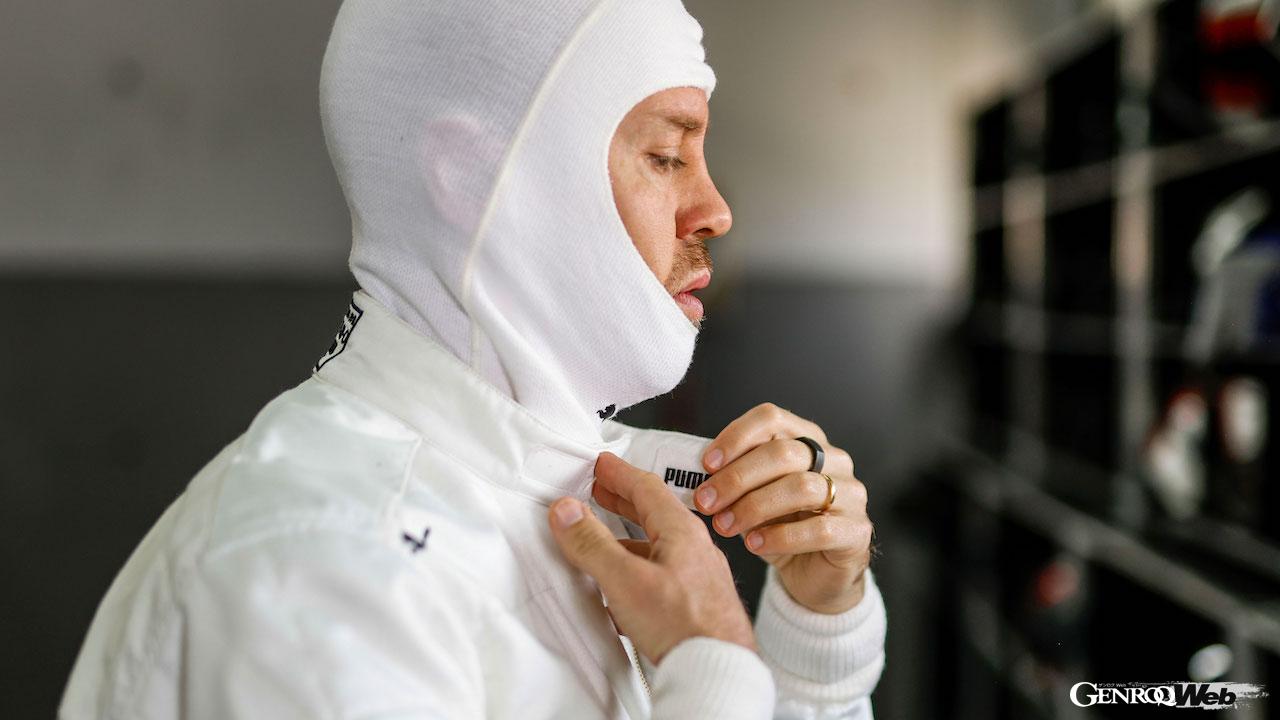 ロングランテストにおいて、2回のダブルスティントを担当したセバスチャン・ベッテル。