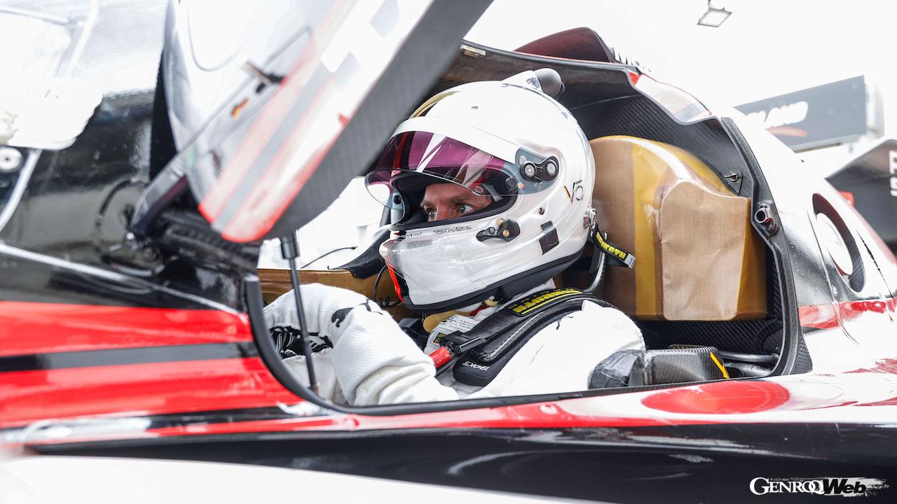 ロングランテストにおいて、2回のダブルスティントを担当したセバスチャン・ベッテル。
