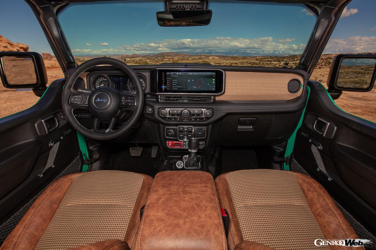 「ジープ ラングラー ローダウン コンセプト」のインテリア。