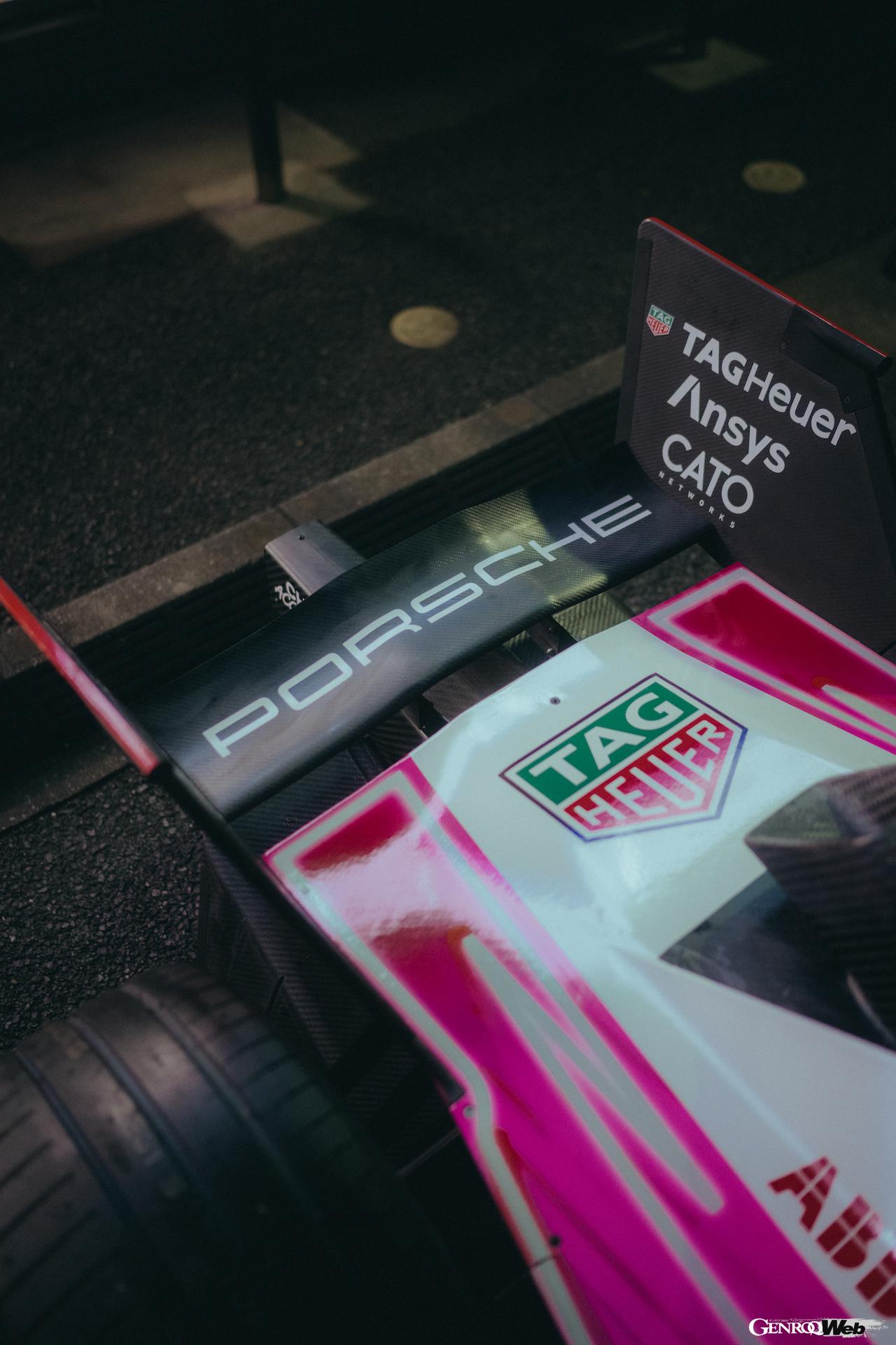 「東京E-Prix」にスペシャルカラーを纏って出走する「99X エレクトリック」。