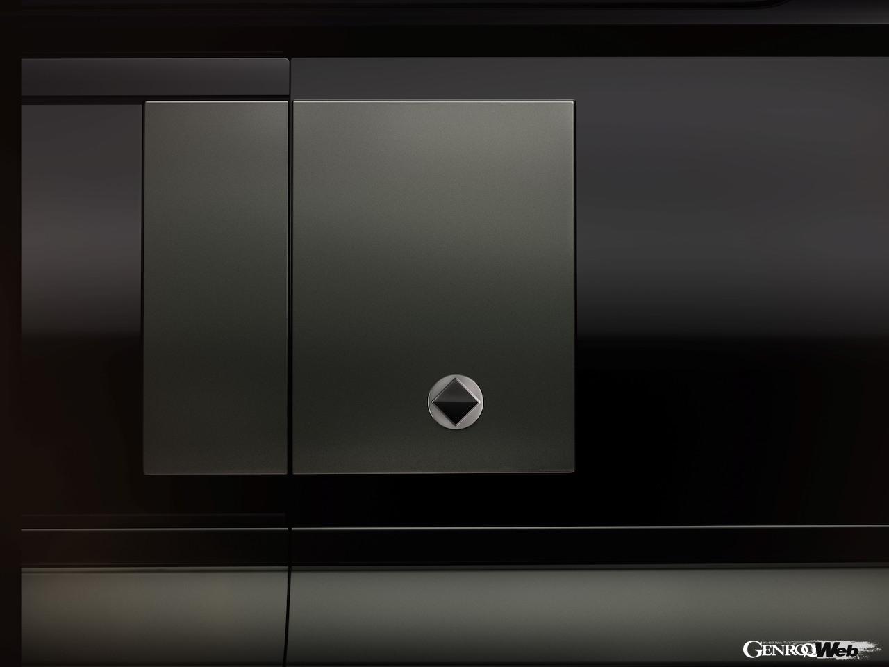 ハイパフォーマンス仕様「ディフェンダー オクタ」のディテール写真。