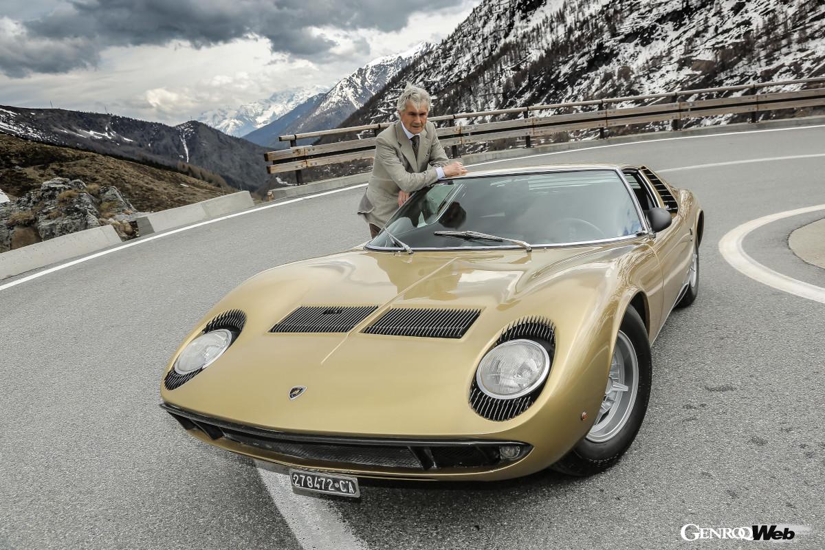 ランボルギーニ・ミウラとガンディーニ ＜photo: Automobili Lamborghini＞