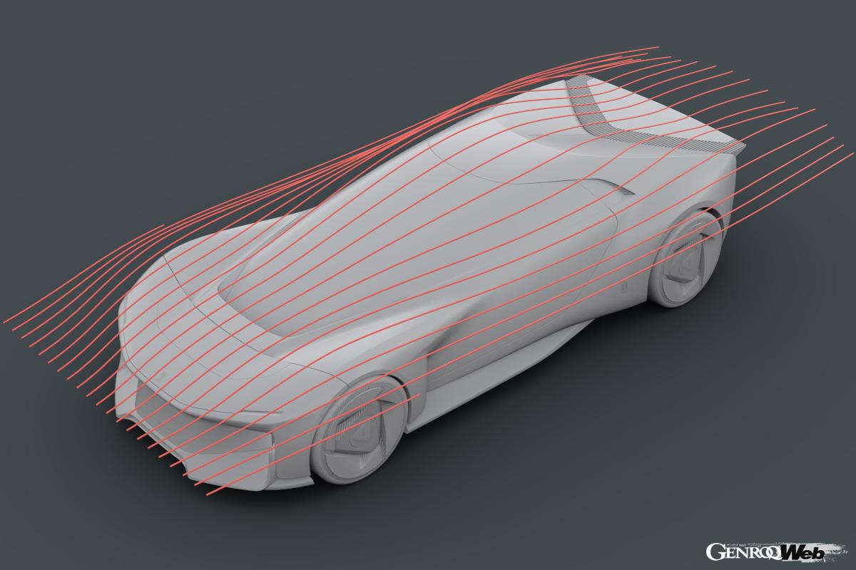 アクティブ・エアロダイナミクスとともに、本来のボディ形状の洗練も怠っていない。