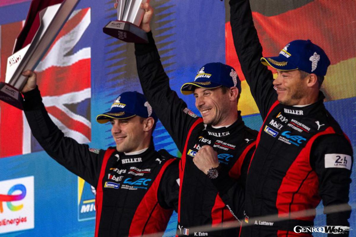 優勝を勝ち取ったポルシェ 963の6号車。