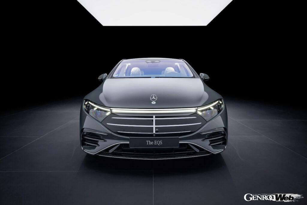 フル電動フラッグシップ「メルセデス・ベンツ EQS」改良新型のエクステリア。