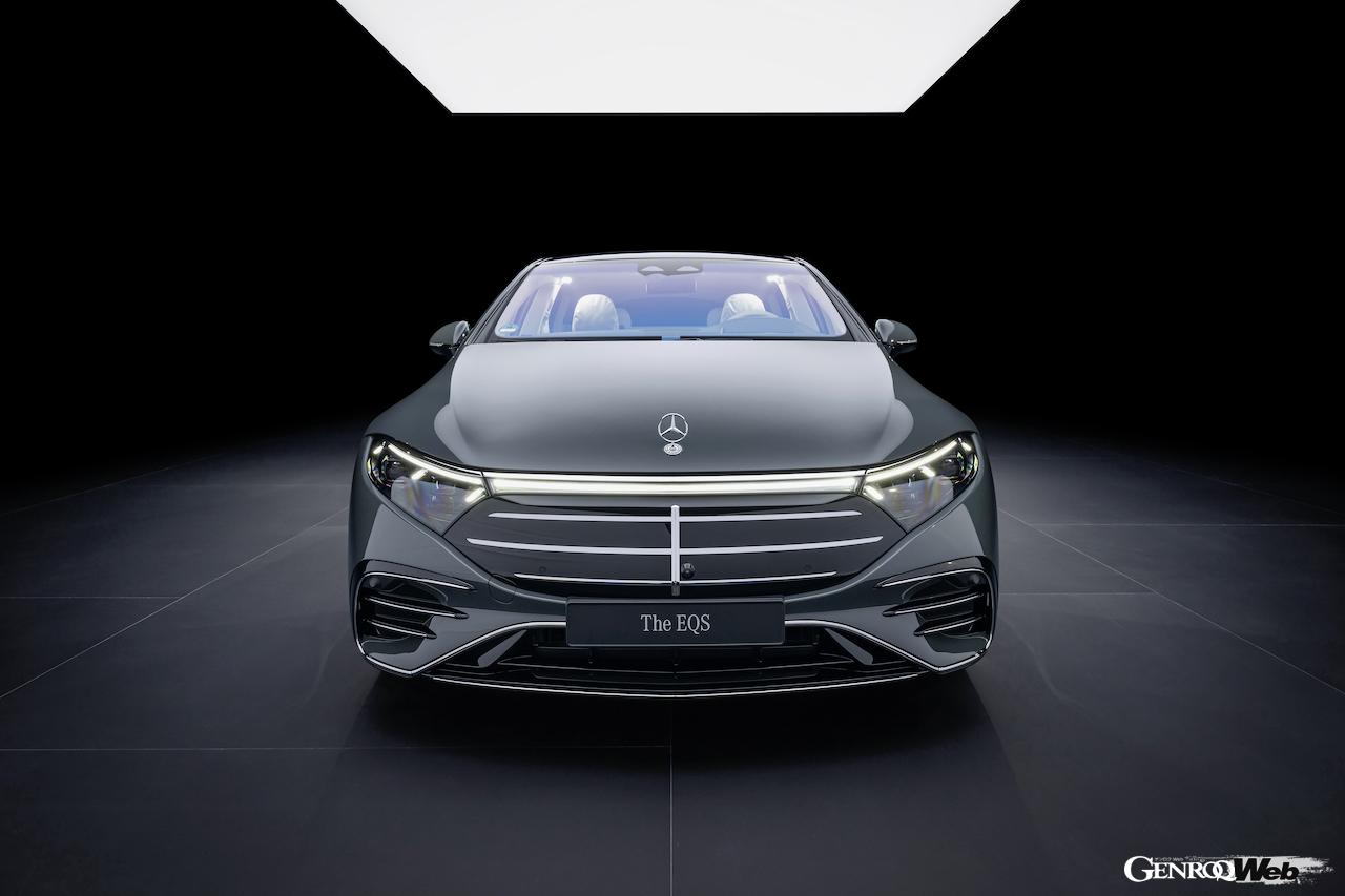 フル電動フラッグシップ「メルセデス・ベンツ EQS」改良新型のエクステリア。