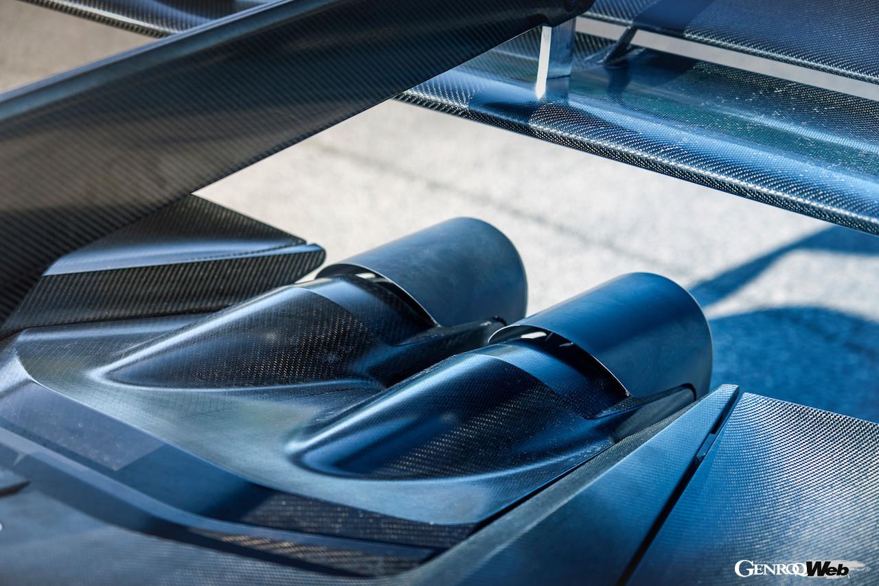 サーキット専用ハイパーカー「ブガッティ ボリード」のエステリア。