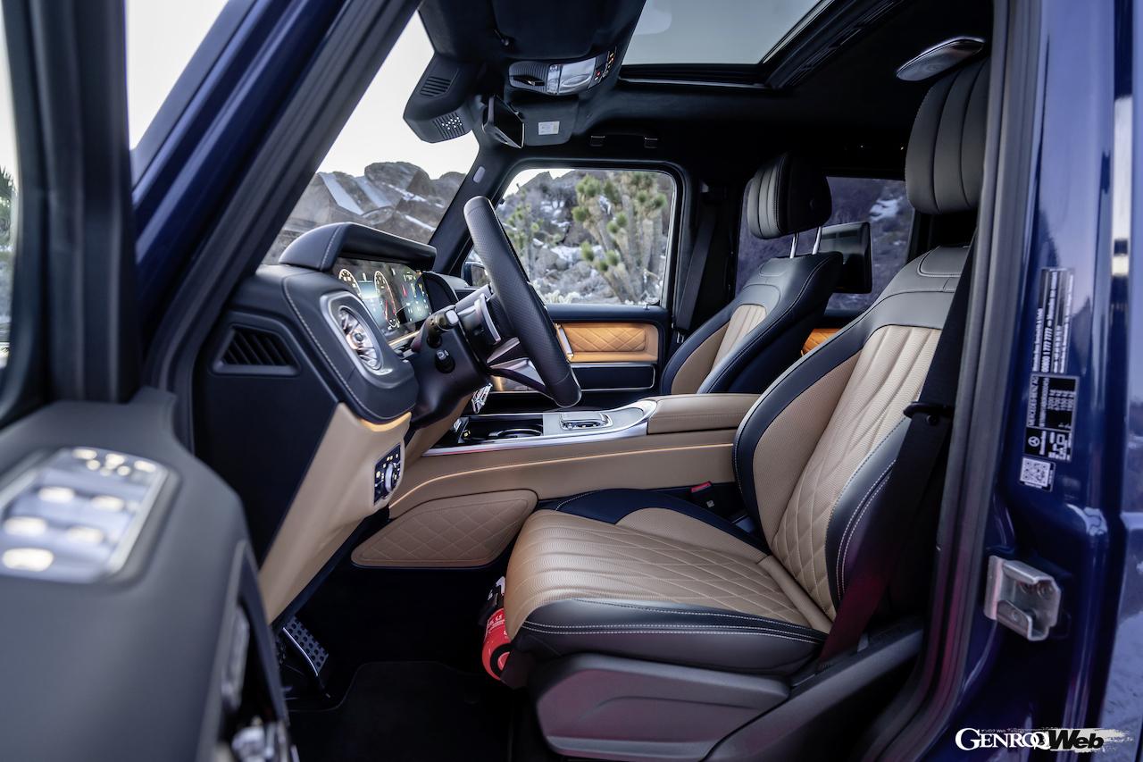 「メルセデス・ベンツ Gクラス」改良新型のインテリア。