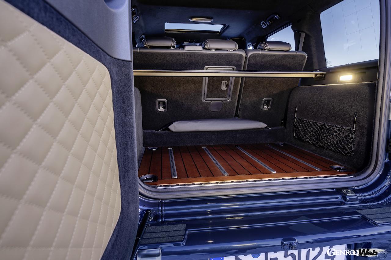 「メルセデス・ベンツ Gクラス」改良新型のラゲッジスペース。