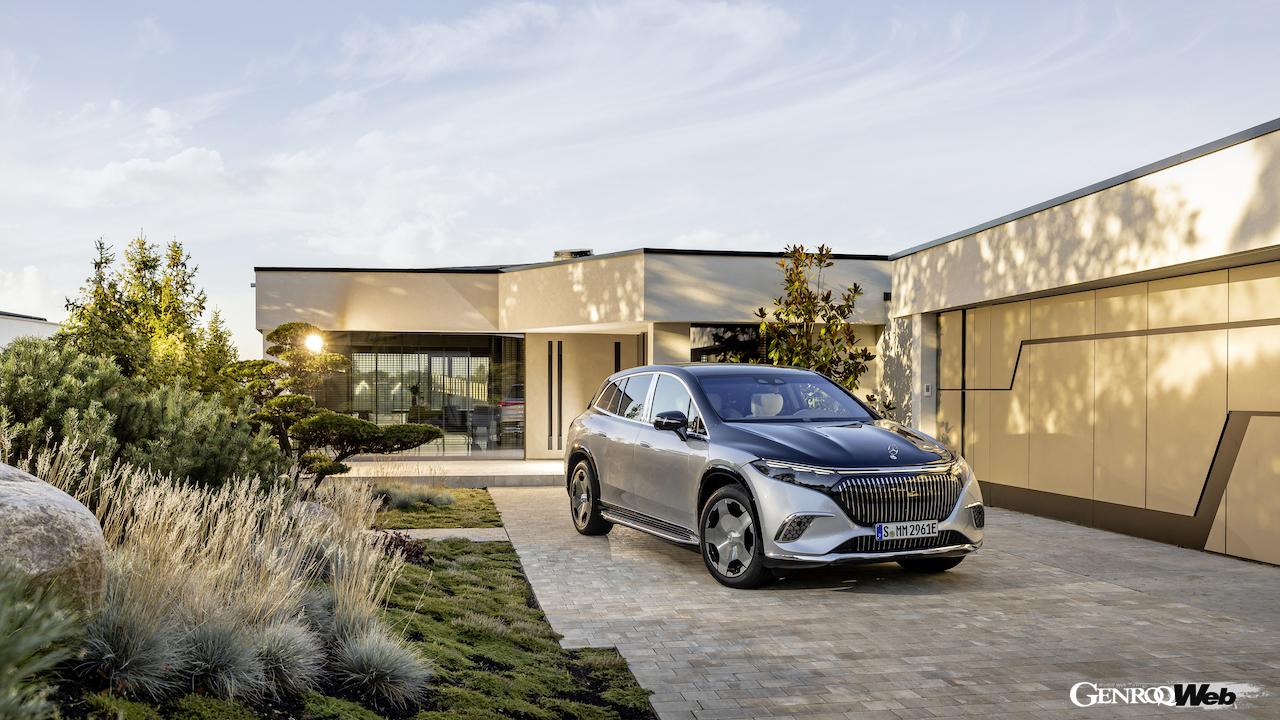 「メルセデス・マイバッハ EQS 680 SUV」のエクステリア。