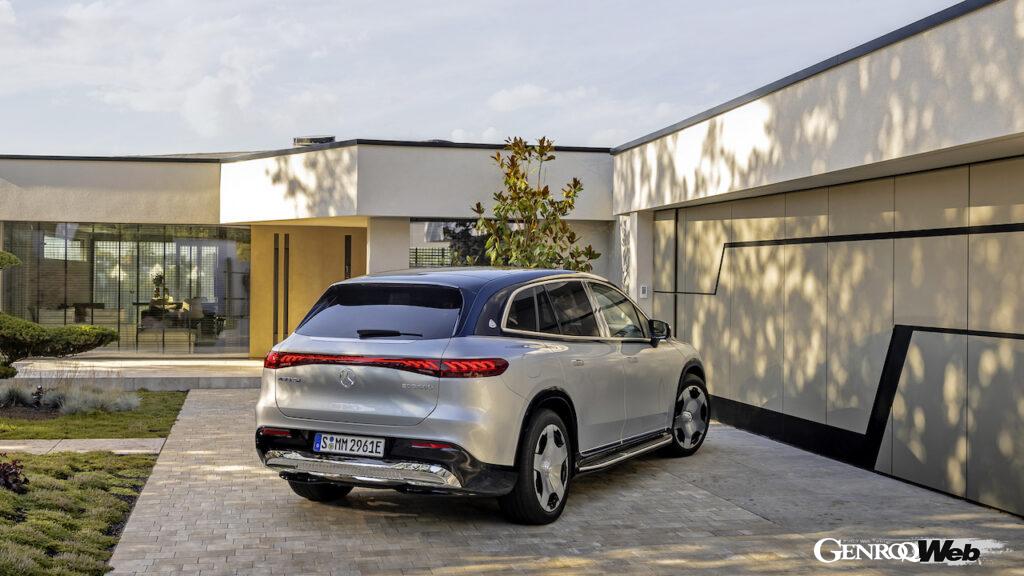 「メルセデス・マイバッハ EQS 680 SUV」のエクステリア。