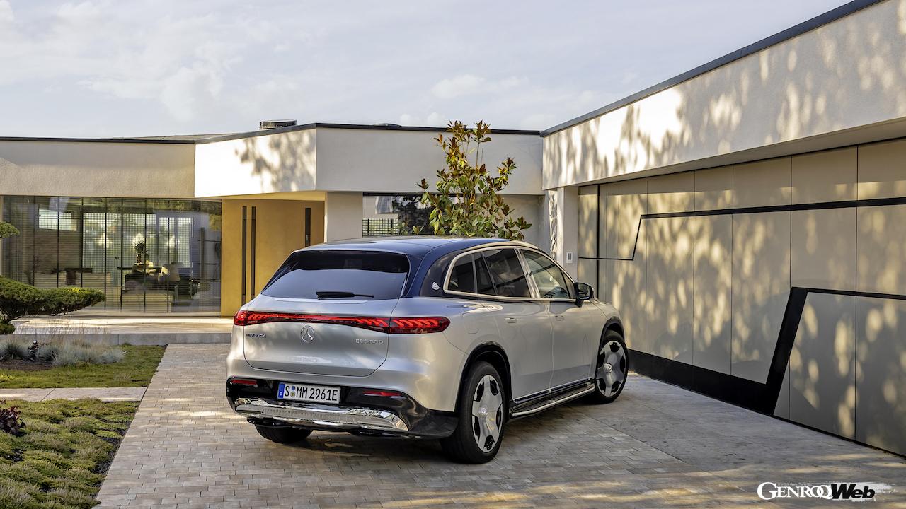 「メルセデス・マイバッハ EQS 680 SUV」のエクステリア。