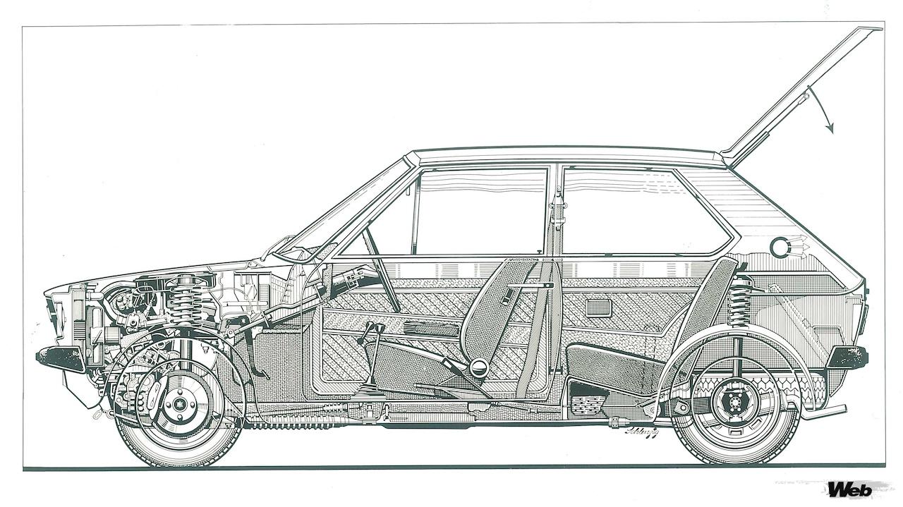 1974年のデビューから50周年を迎えた、アウディ 50。