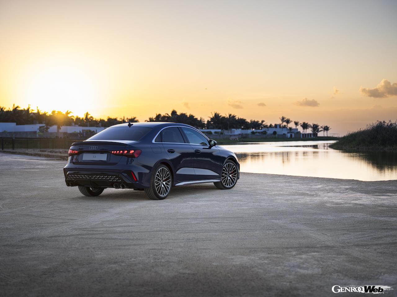 「アウディ A3 セダン」改良新型のエクステリア。