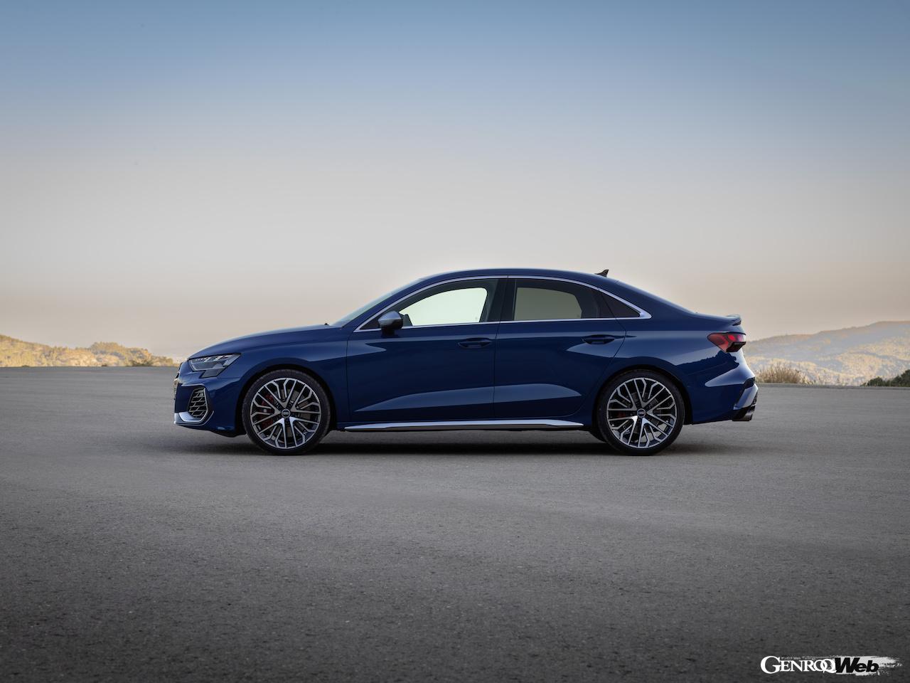 「アウディ A3 セダン」改良新型のエクステリア。