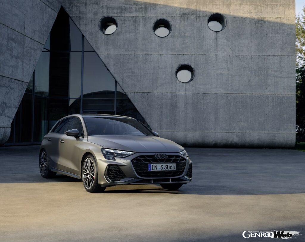 「アウディ A3 セダン」改良新型のエクステリア。