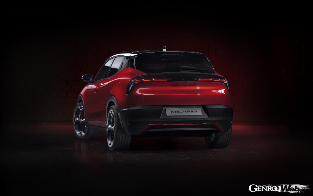 新型Bセグクロスオーバー「アルファロメオ ミラノ」のエクステリア。