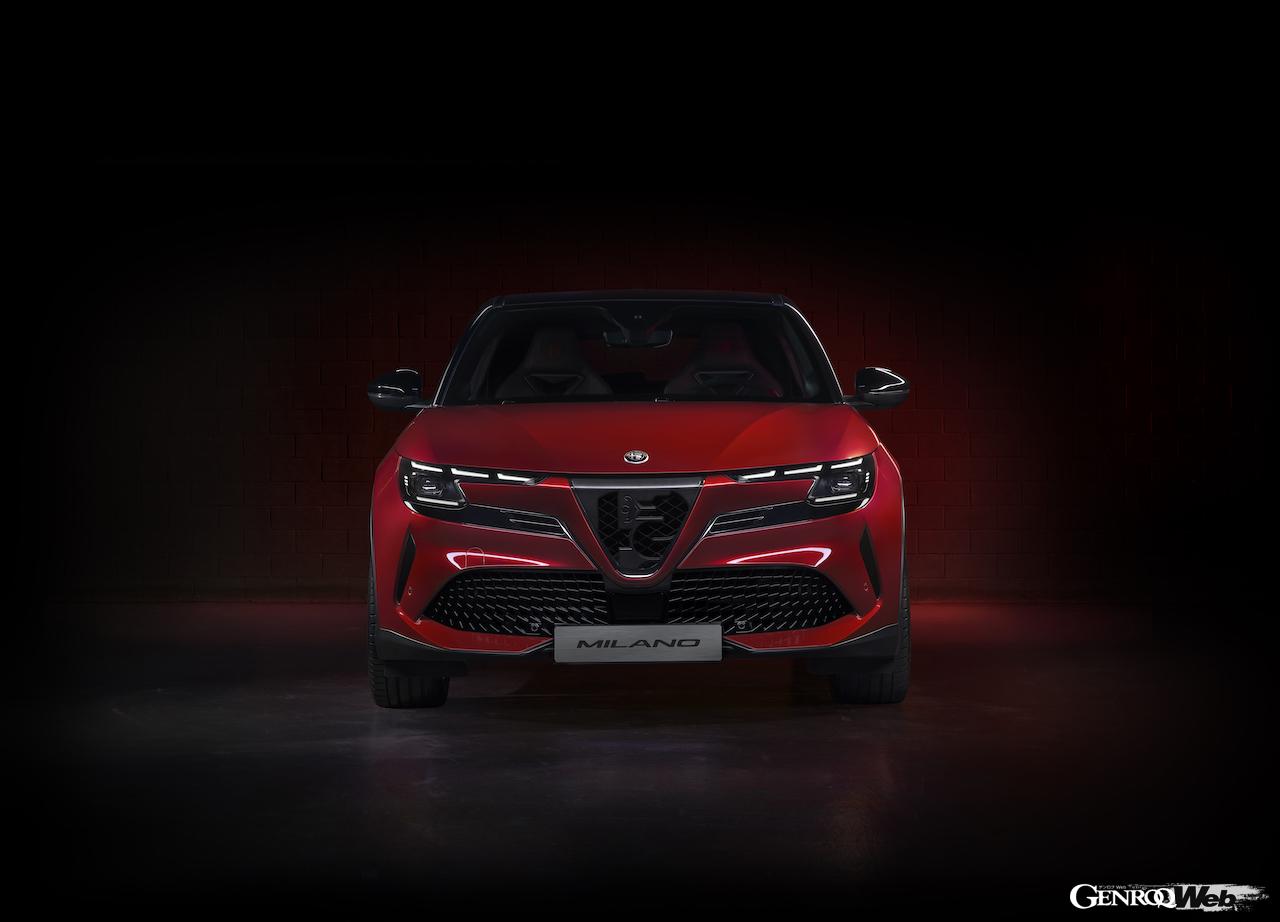 新型Bセグクロスオーバー「アルファロメオ ミラノ」のエクステリア。