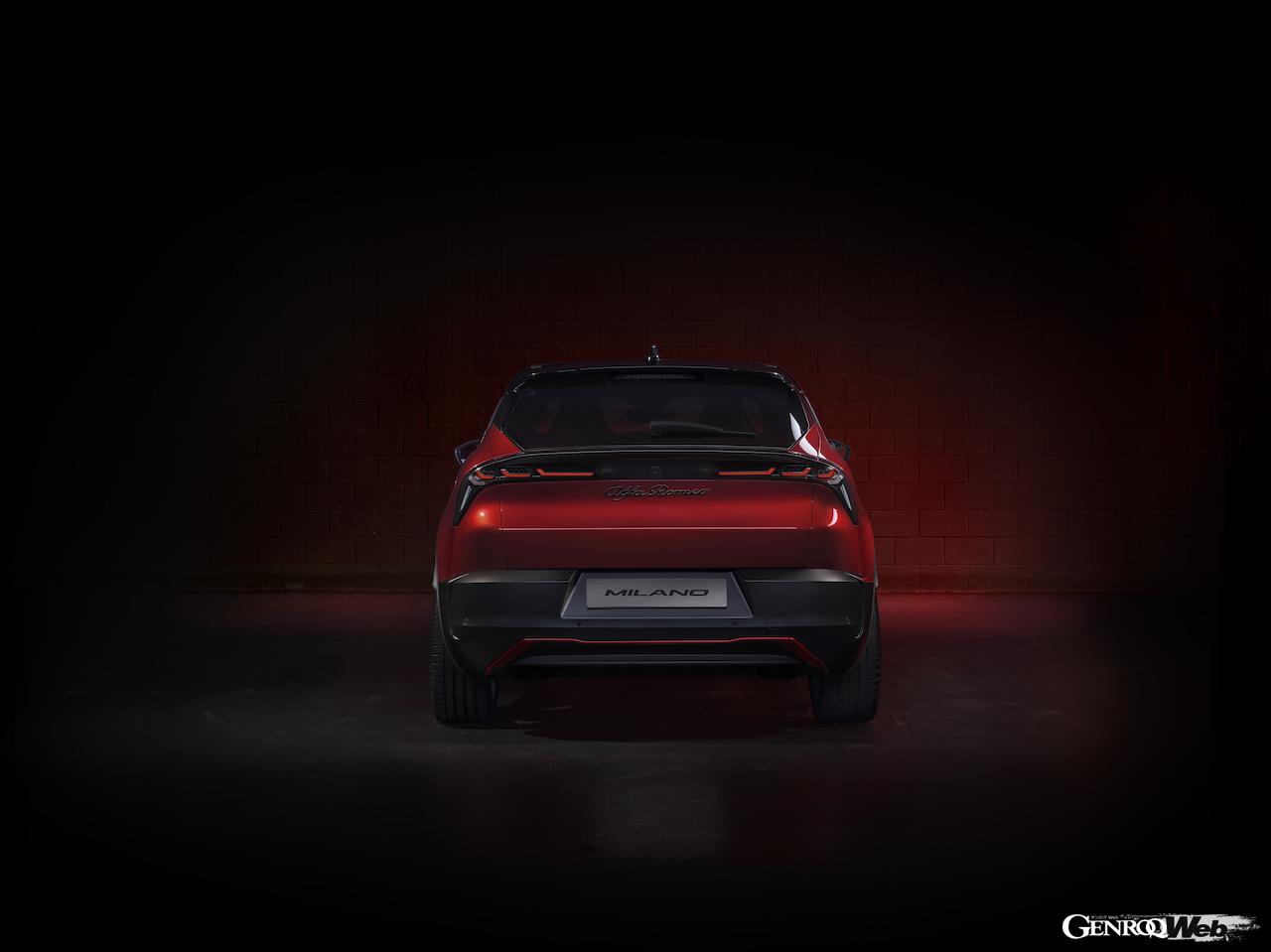 新型Bセグクロスオーバー「アルファロメオ ミラノ」のエクステリア。