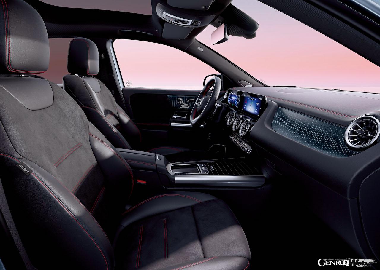 「メルセデス・ベンツ EQA」改良新型のインテリア。