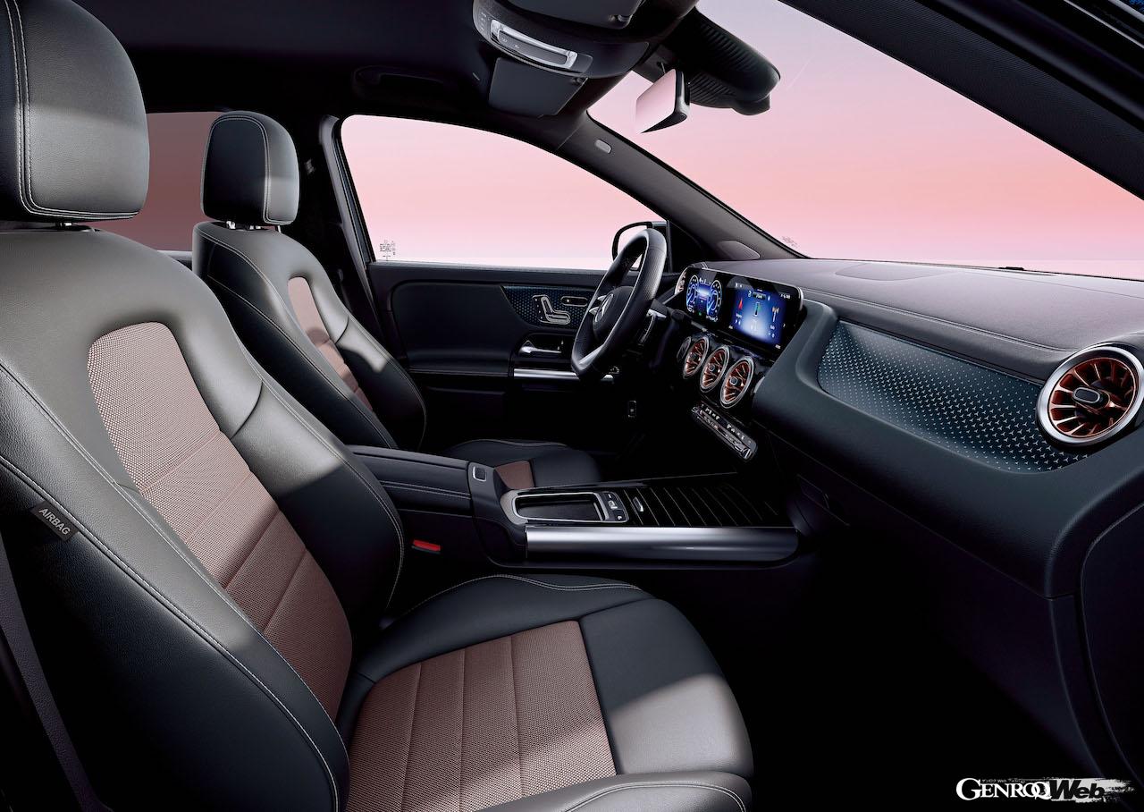 「メルセデス・ベンツ EQA」改良新型のインテリア。