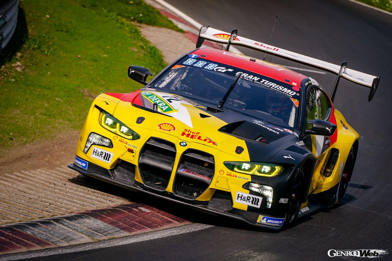 ニュルブルクリンク24時間レースの予選レースに参戦した、BMW M Team RMGの72号車。