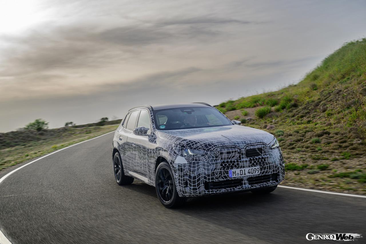 BMWはフランスのミラマスで行われた、新型「BMW X3」のテスト写真を公開した。