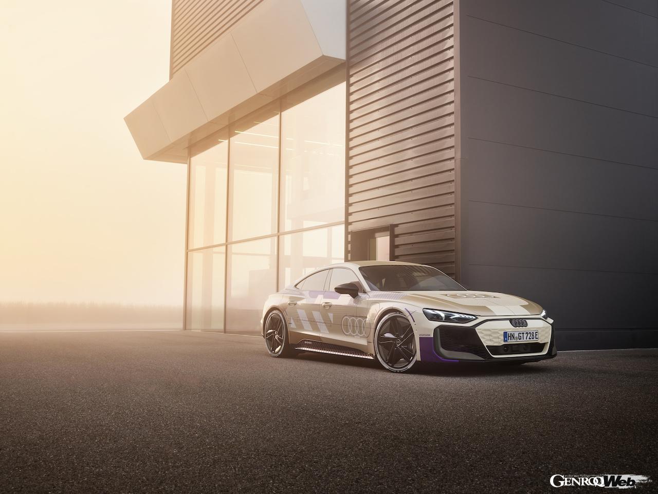 アウディはヴァリアのために、アウディ e-tron GT クワトロのプロトタイプを用意した。