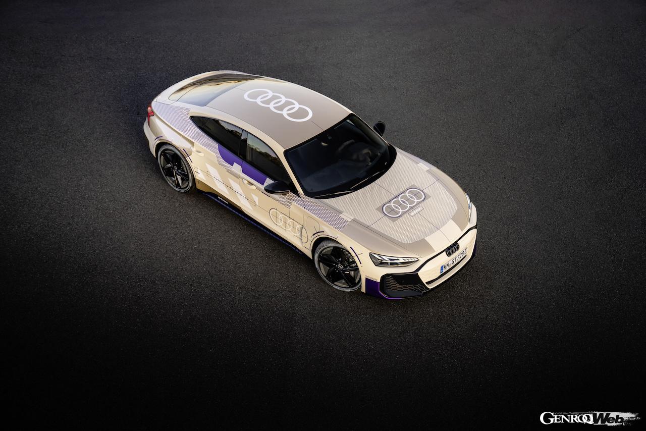 アウディはヴァリアのために、アウディ e-tron GT クワトロのプロトタイプを用意した。