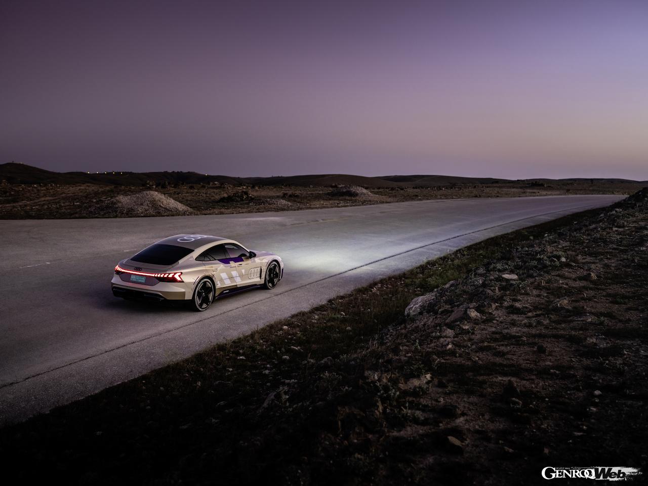 アウディはヴァリアのために、アウディ e-tron GT クワトロのプロトタイプを用意した。