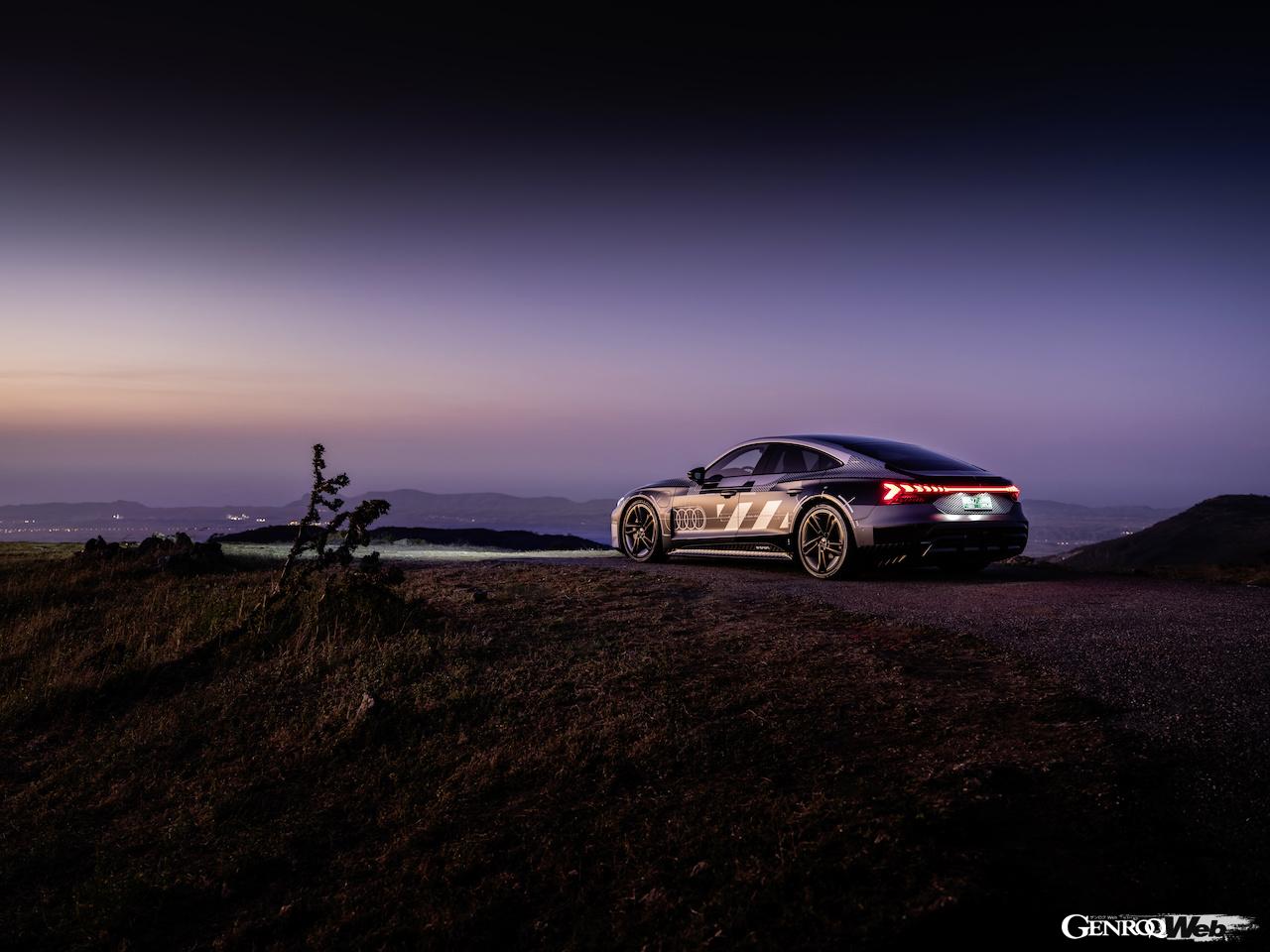 アウディはヴァリアのために、アウディ e-tron GT クワトロのプロトタイプを用意した。