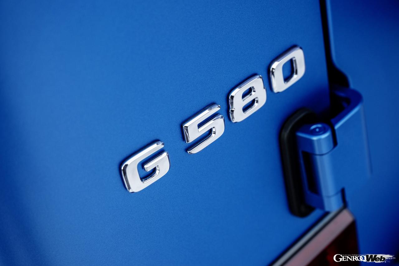 フル電動クロスカントリー4WD「メルセデス・ベンツ G 580 with EQ テクノロジー」のエクステリア。