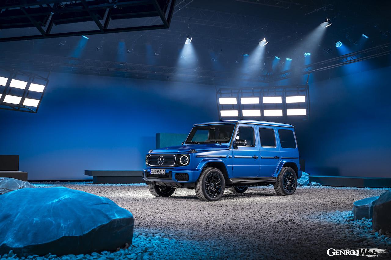 フル電動クロスカントリー4WD「メルセデス・ベンツ G 580 with EQ テクノロジー」のエクステリア。