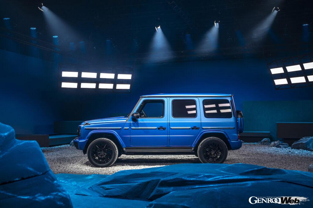 フル電動クロスカントリー4WD「メルセデス・ベンツ G 580 with EQ テクノロジー」のエクステリア。
