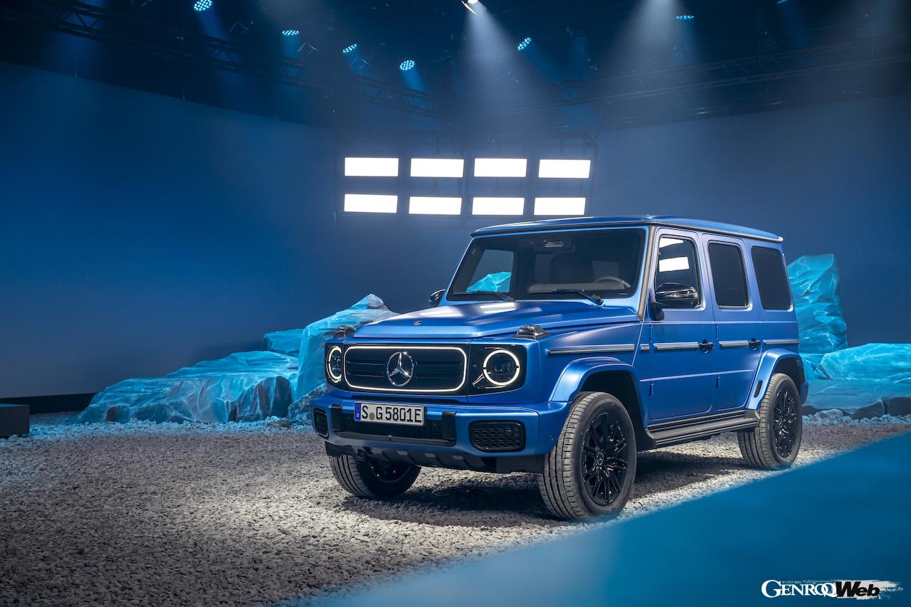 フル電動クロスカントリー4WD「メルセデス・ベンツ G 580 with EQ テクノロジー」のエクステリア。