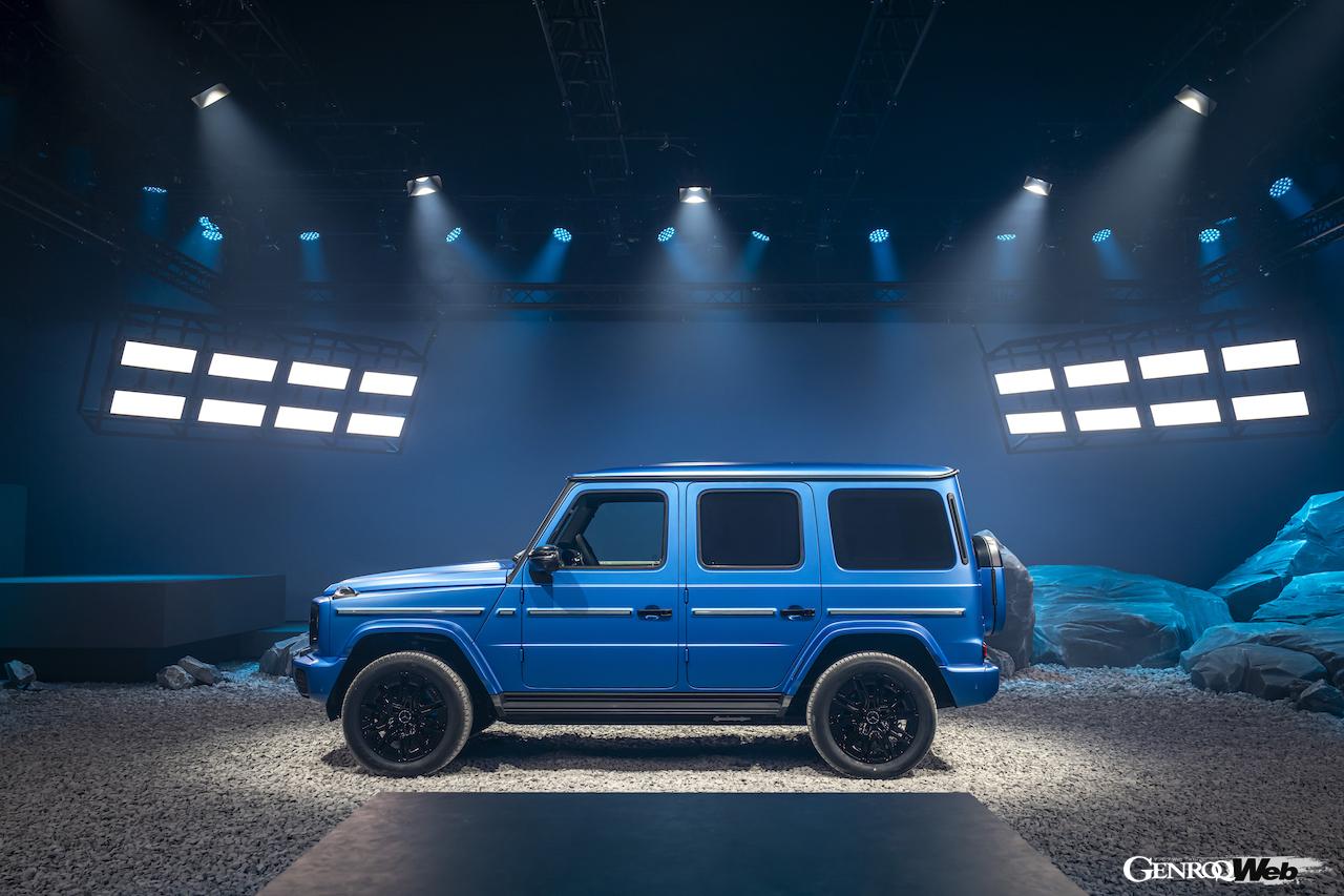 フル電動クロスカントリー4WD「メルセデス・ベンツ G 580 with EQ テクノロジー」のエクステリア。