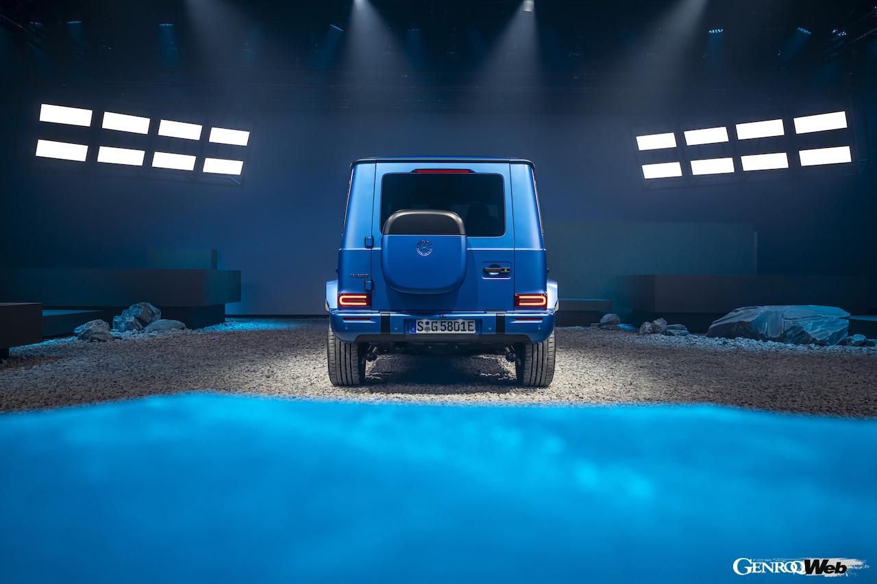 フル電動クロスカントリー4WD「メルセデス・ベンツ G 580 with EQ テクノロジー」のエクステリア。