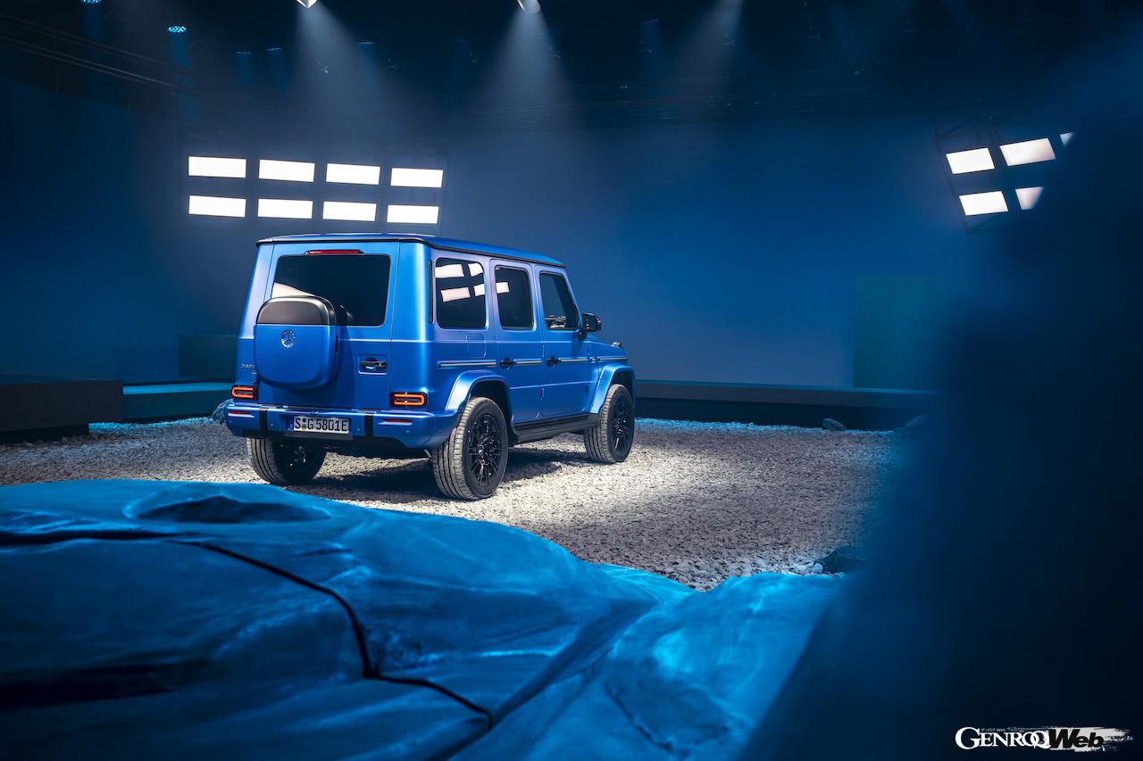 フル電動クロスカントリー4WD「メルセデス・ベンツ G 580 with EQ テクノロジー」のエクステリア。
